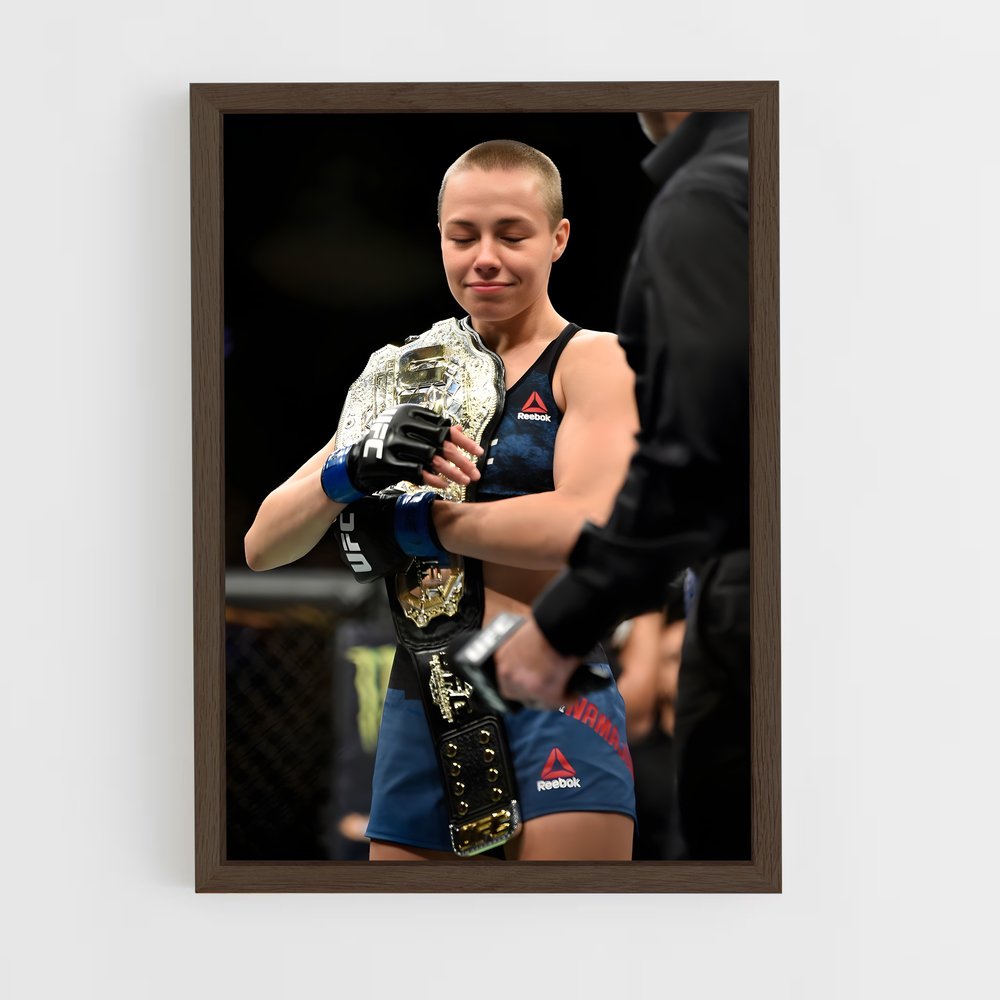 Poster Championne de L'Octogone – affiche Taekwondo (vue 5)